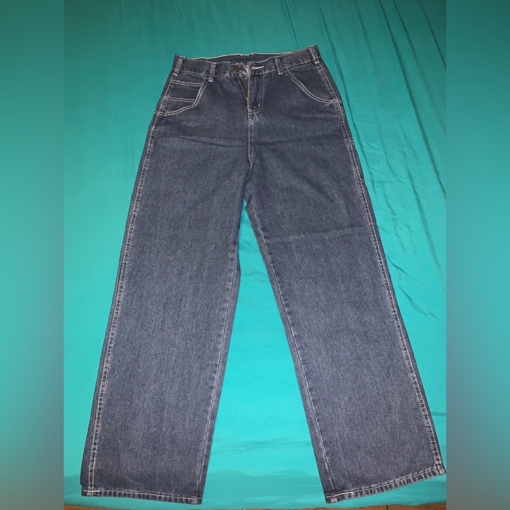 High waisted Blue Jeans